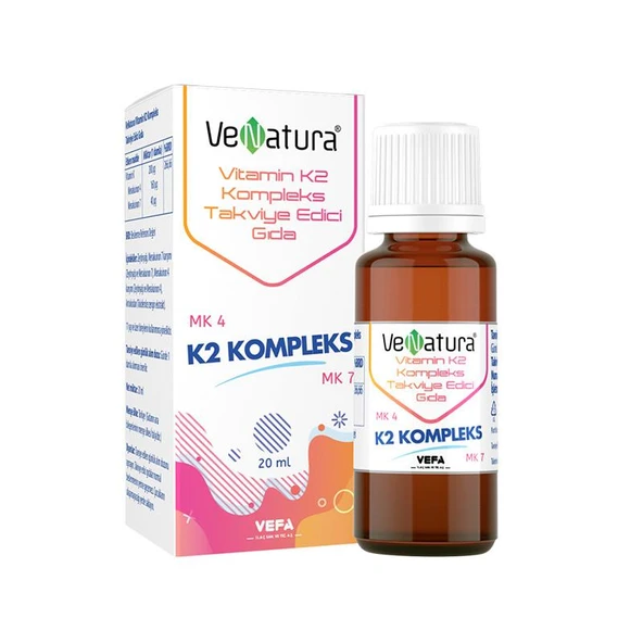 Venatura K2 Kompleks Takviye Edici Gıda 20 ml ürün görseli 1