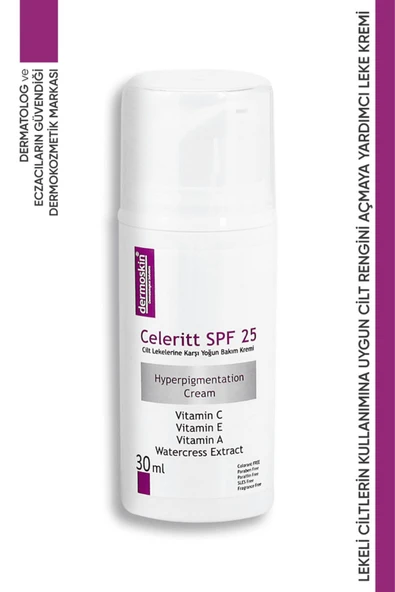 Celeritt SPF 25 Leke Karşıtı Bakım Kremi 30 ml ürün görseli 1