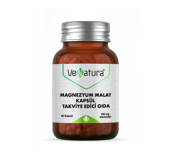 Venatura Magnezyum Malat 60 Kapsül 100mg ürün görseli 1