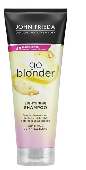 John Frieda Go Blonder Lightening Shampoo 250 ml ürün görseli 1