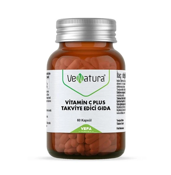 VeNatura Vitamin C PLUS Takviye Edici Gıda 60 Kapsül ürün görseli 1