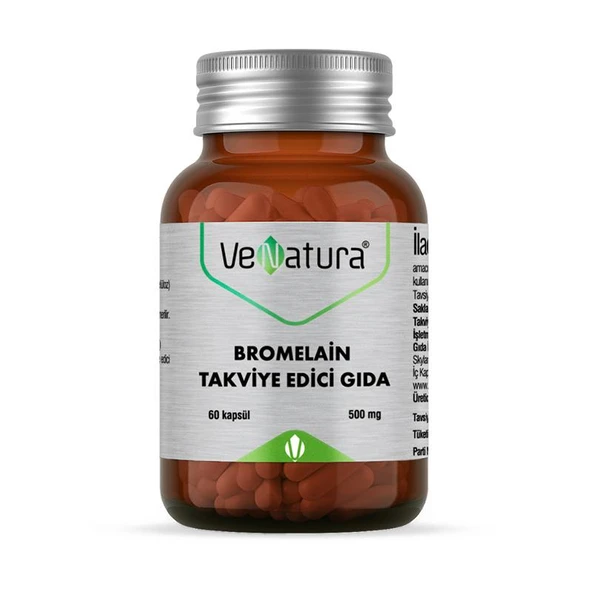 VeNatura Bromelain Takviye Edici Gıda 60 Kapsül ürün görseli 1