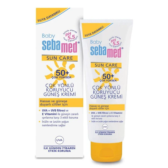 Sebamed Bebek Güneş Kremi SPF 50 75 ML - Diş Beyazlatıcı Köpük Hediye ürün görseli 1