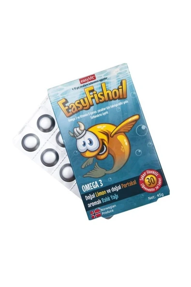 Çocuklar Için D Vitamini ve Omega 3 30 Jel Tablet ürün görseli 1