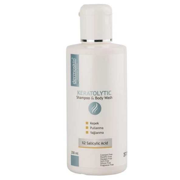 Dermoskin Keratolytic Shampoo Body Wash 200 ML Vücut Şampuanı - ürün görseli 1