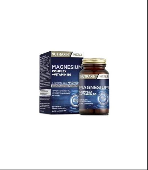 Nutraxin Magnesium Complex Vitamin B6 60 Tablet ürün görseli 1