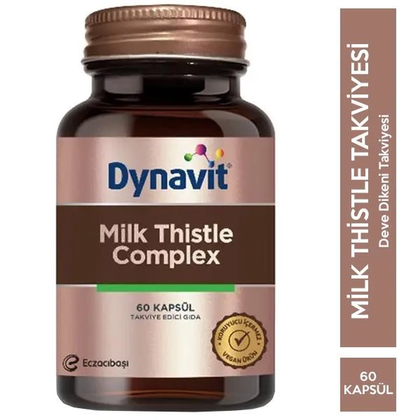 Dynavit Milk Thistle Complex 60 Kapsül Deve Dikeni Takviyesi - 2 ürün görseli 1