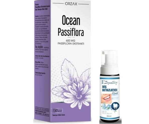 Orzax Ocean Passiflora Şurup 150 ml - Diş Beyazlatıcı Köpük Hediye ürün görseli 1