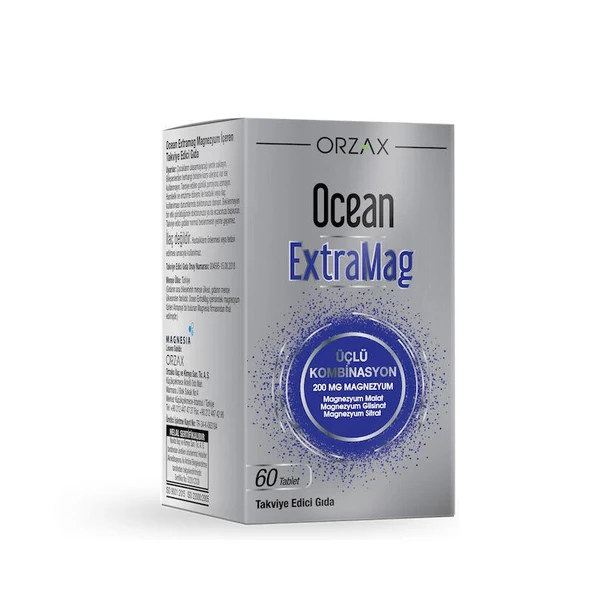 Ocean ExtraMag Üçlü Kombiasyon 60 Tablet - Diş Beyazlatıcı Köpük ürün görseli 1