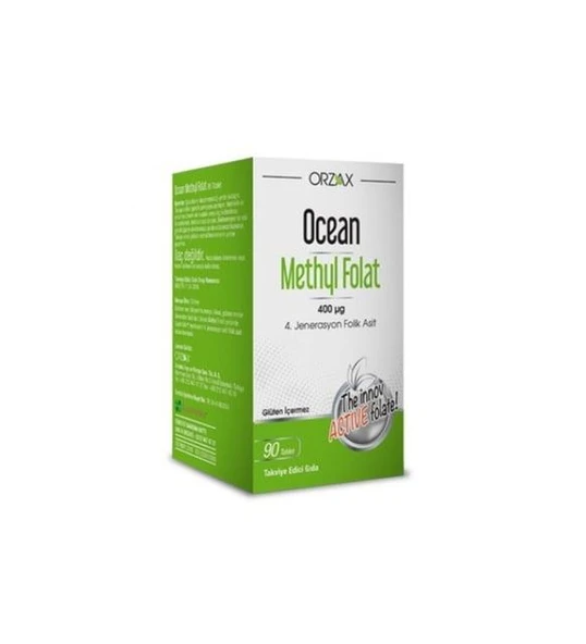 Ocean Methyl Folat 30 Tablet - Diş Beyazlatıcı Köpük Hediye ürün görseli 1
