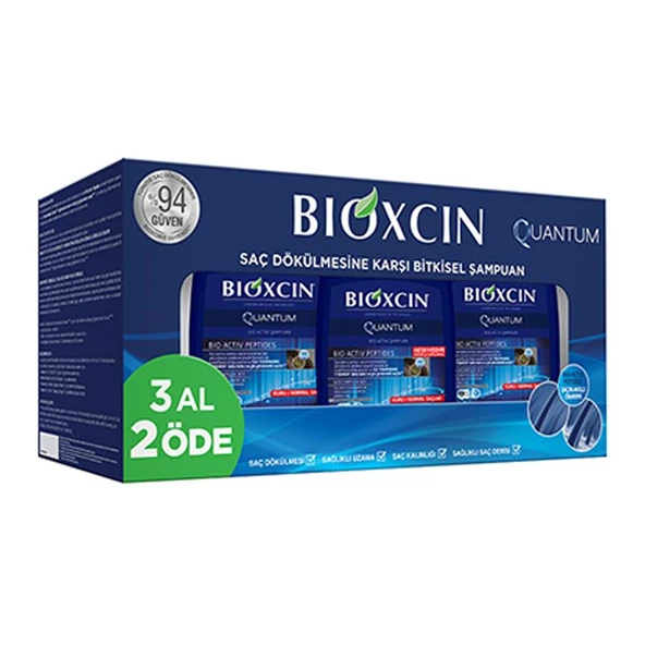 Bioxcin Quantum Şampuan 3al 2öde (Kuru-Normal Saçlar) ürün görseli 1