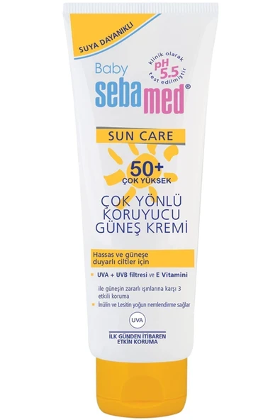WATER RESISTANT SPF 50+ SKİN BARRİER PROTECTOR BABY SUNSCREEN 75 ML ürün görseli 1
