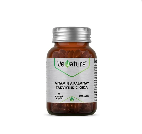 Venatura Vitamin A Palmitat 60 Yumuşak Kapsül ürün görseli 1