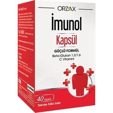 Orzax İmunol 40Kapsül ürün görseli 1