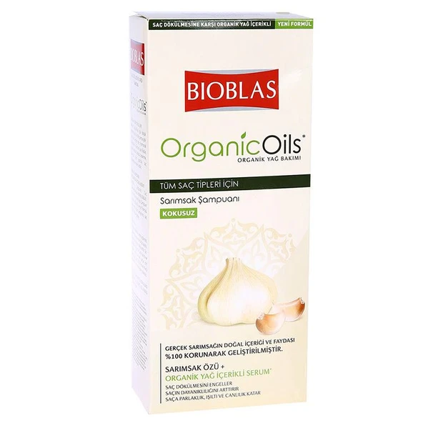 Bioblas Sarımsak Şampuanı Tüm Saç Tipleri İçin (Kokusuz) 360ml ürün görseli 1