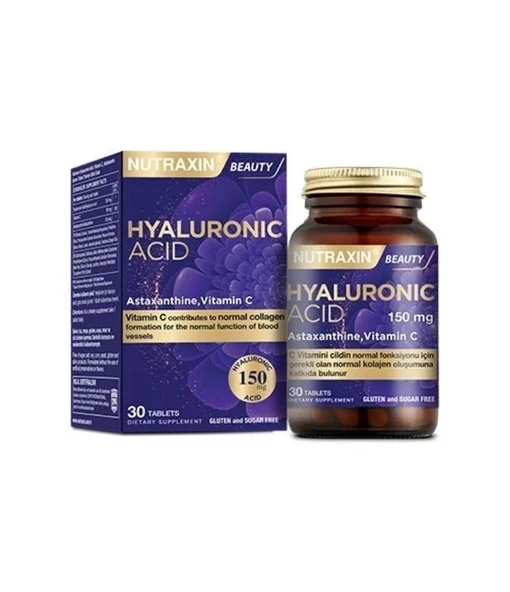 Nutraxin Beauty Hyaluronic Acid 30 Tablet ürün görseli 1