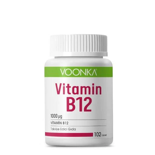 Voonka Vitamin B12 İçerikli Takviye Edici Gıda 102 Tablet ürün görseli 1