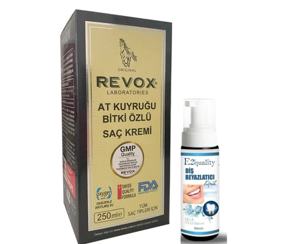 Revox Herbal Hair Cream 250ml- Diş Beyazlatıcı Köpük Hediye ürün görseli 1