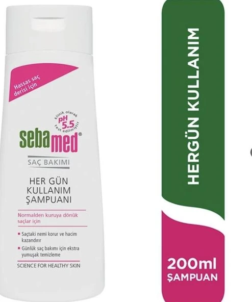 Sebamed Her Gün Kullanım Şampuanı 400 ml- Diş Beyazlatıcı Köpük Hediye ürün görseli 1