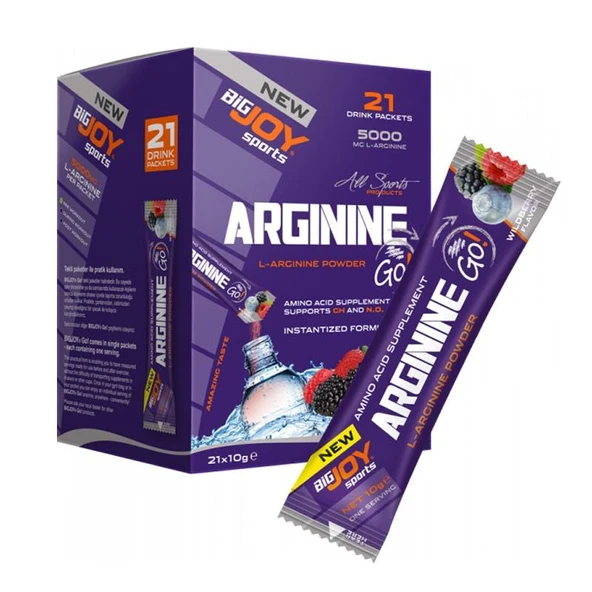 Bigjoy Arginine Go Orman Meyvesi 10 g x 21 Adet ürün görseli 1