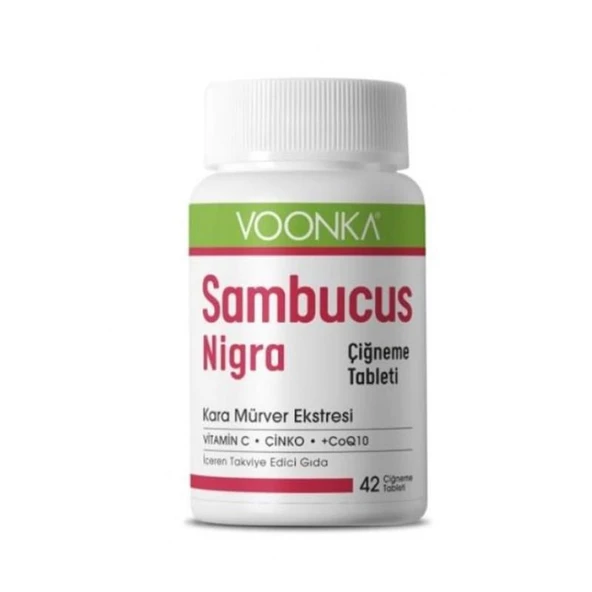 Voonka Sambucus Nigra 42 Çiğnenebilir Tablet ürün görseli 1