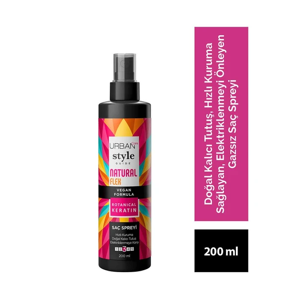 Urban Care Style Guide Natural Flex Gazsız Saç Sprey ürün görseli 1
