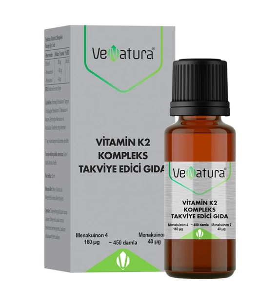 Venatura K2 Kompleks Takviye Edici Gıda 20 ml ürün görseli 1
