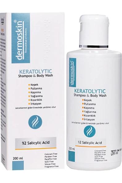Keratolytic Saç Ve Vücut Şampuanı 200 Ml ürün görseli 1