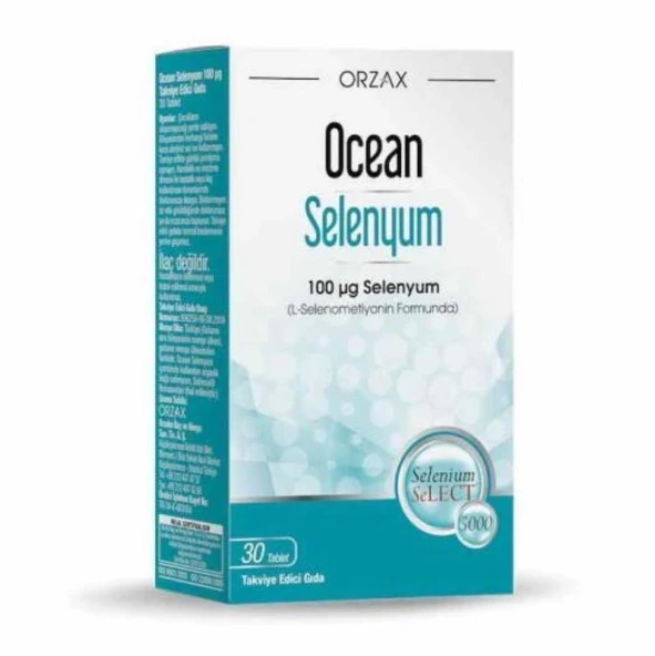 Orzax Ocean Selenyum Takviye Edici Gıda 30 Kapsül ürün görseli 1
