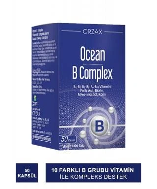 Ocean B Complex Takviye Edici Gıda 50 Kapsül - Diş Beyazlatıcı Köpük Hediye ürün görseli 1