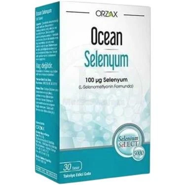 Ocean Selenyum Takviye Edici Gıda 30 Kapsül - Diş Beyazlatıcı Köpük Hediye ürün görseli 1