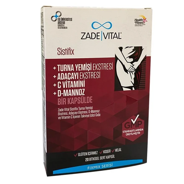 Zade Vital Sistifix Takviye Edici Gıda 20 Kapsül ürün görseli 1