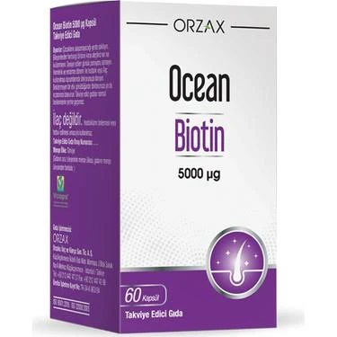 Ocean Biotin 60 Kapsül - Diş Beyazlatıcı Köpük Hediye ürün görseli 1