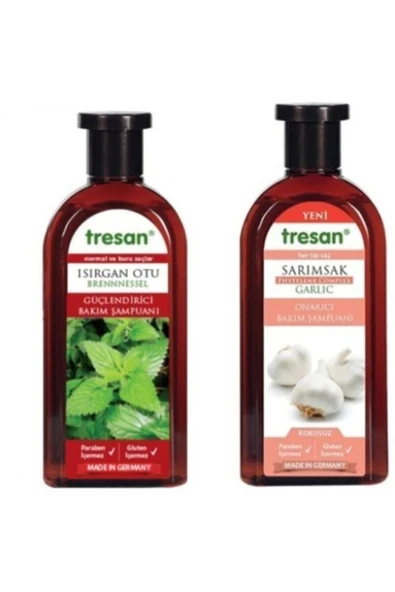 Sarımsaklı ve Isırgan Otlu Şampuan 300 ml x 2 ürün görseli 1