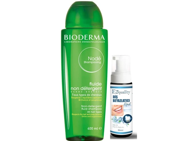 Bioderma Node Fluid Shampoo 400ml- Diş Beyazlatıcı Köpük Hediye ürün görseli 1