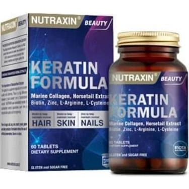 Nutraxin Keratin Formula 60 Tablet ürün görseli 1