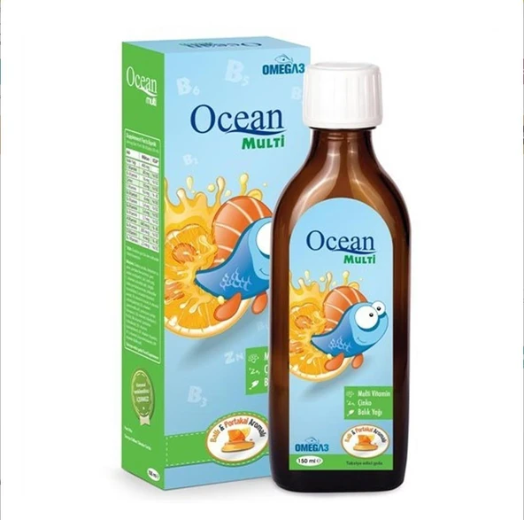 Orzax Bal ve Portakallı Balık Yağı 150 ml ürün görseli 1
