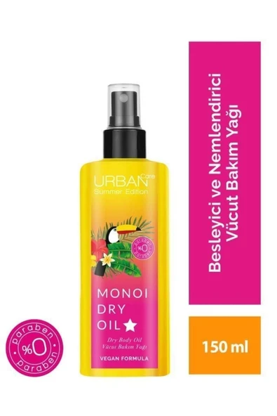 Summer Body-monoi Yağı Vegan Besleyici Ve Nemlendirici Kuru Vücut Yağı**150ml. _urban-yağ-01 ürün görseli 1