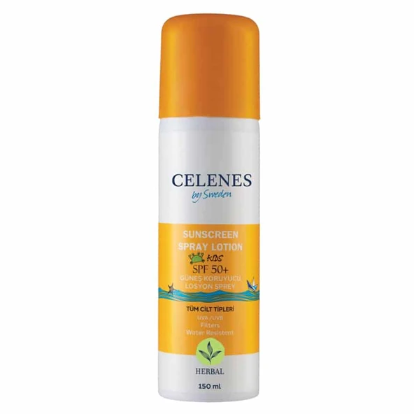 Celenes By Sweden Kids Spf+50 Güneş Koruyucu Losyon Sprey 150 ml ürün görseli 1