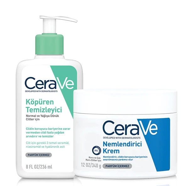 Cerave Yüz ve Vücut Bakım Seti ürün görseli 1