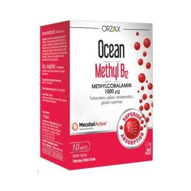 Orzax Ocean Methyl B12 10 ml - Takviye Edici Gıda ürün görseli 1