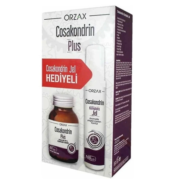 Orzax Cosakondrin Plus 60 Tablet & Cosakondrin Jel 100ml Hediyeli ürün görseli 1