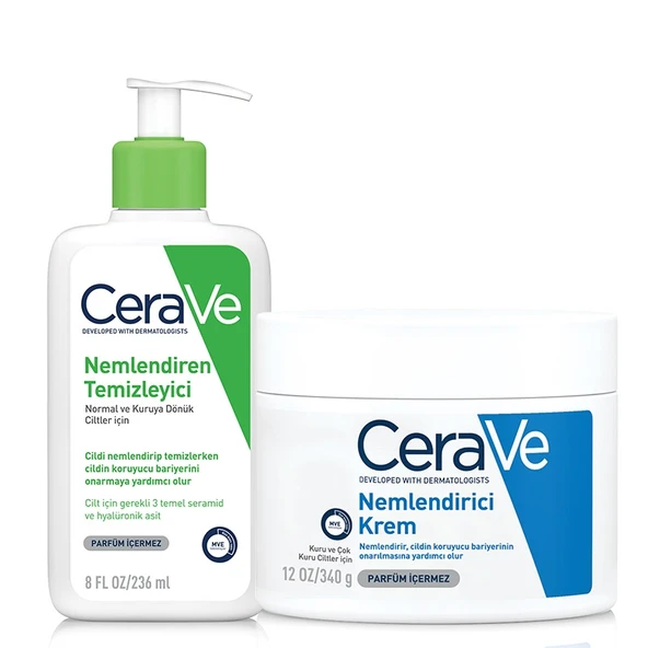 Cerave Kuru ve Çok Kuru Ciltler için Bakım Seti ürün görseli 1