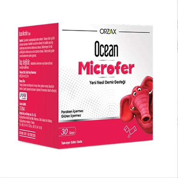 Orzax Ocean Microfer Takviye Edici Gıda 30 Saşe ürün görseli 1