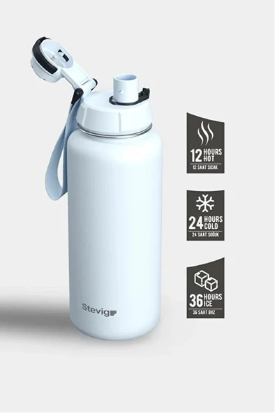 Stevig ST-216 1 Hand Leak-Proof Sızdırmaz Çelik Termos 1000ML Ice Melt ürün görseli 1