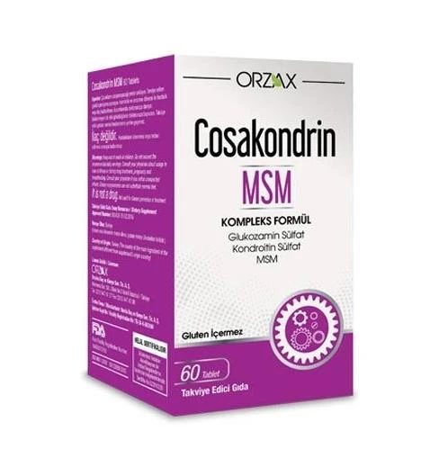 Orzax Cosakondrin MSM 60 Tablet ürün görseli 1