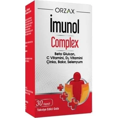 Orzax Ocean İmunol Complex Takviye Edici Gıda 30 Kapsül ürün görseli 1
