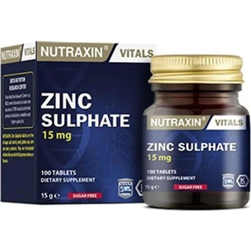 Nutraxin Zinc Sulphate 100 Tablet ürün görseli 1