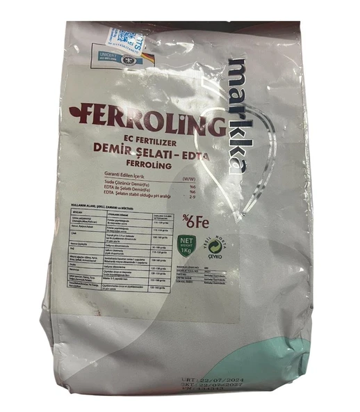 Ferroling %6 EDTA Şelatlı Demir (1 Kg) ürün görseli 1
