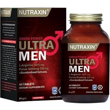 Nutraxin Ultra Men 60Tablet ürün görseli 1